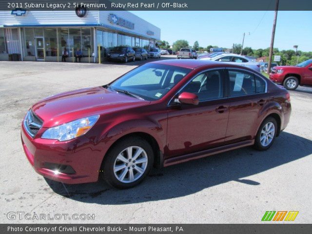 2011 Subaru Legacy 2.5i Premium in Ruby Red Pearl