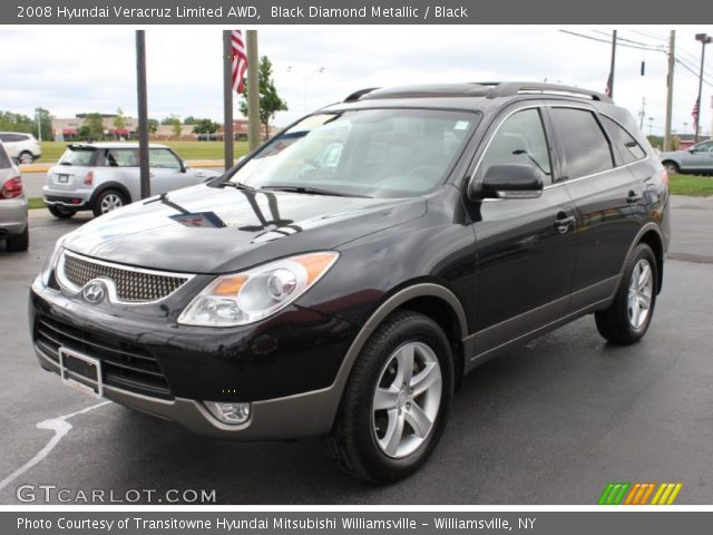 2008 Hyundai Veracruz Limited AWD in Black Diamond Metallic