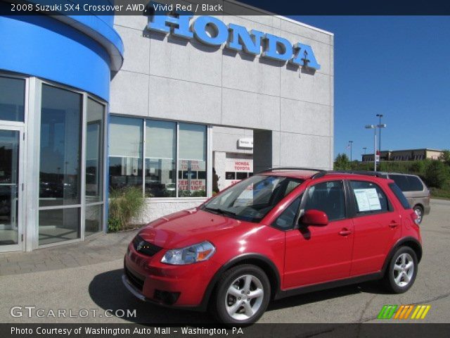 2008 Suzuki SX4 Crossover AWD in Vivid Red