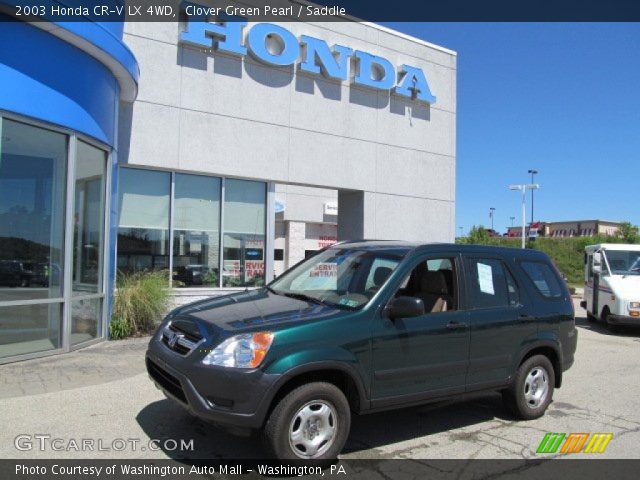 2003 Honda CR-V LX 4WD in Clover Green Pearl
