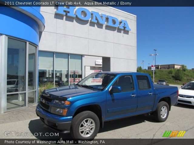 2011 Chevrolet Colorado LT Crew Cab 4x4 in Aqua Blue Metallic