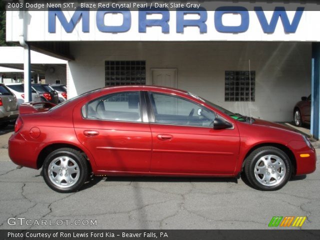 2003 Dodge Neon SXT in Blaze Red Crystal Pearl