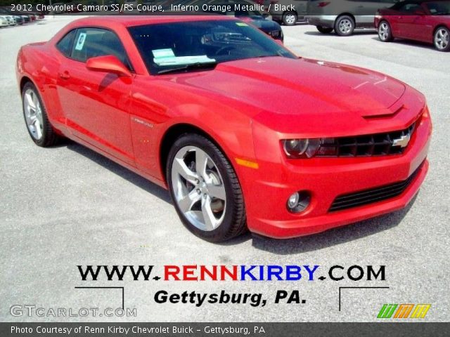 2012 Chevrolet Camaro SS/RS Coupe in Inferno Orange Metallic