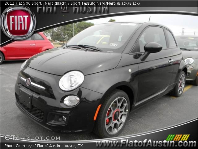 2012 Fiat 500 Sport in Nero (Black)