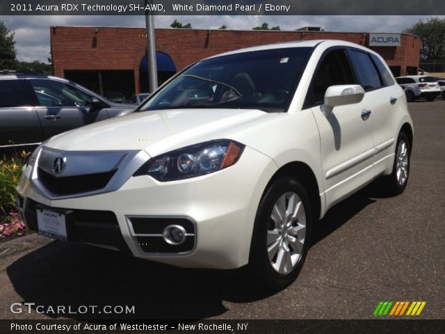 2011 Acura RDX Technology SH-AWD in White Diamond Pearl