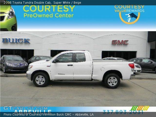 2008 Toyota Tundra Double Cab in Super White