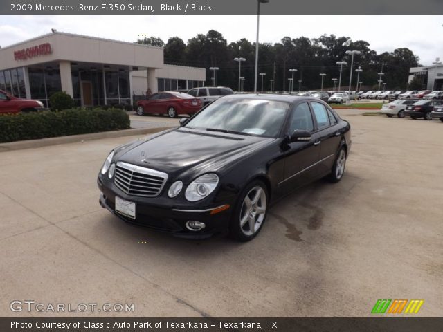 2009 Mercedes-Benz E 350 Sedan in Black