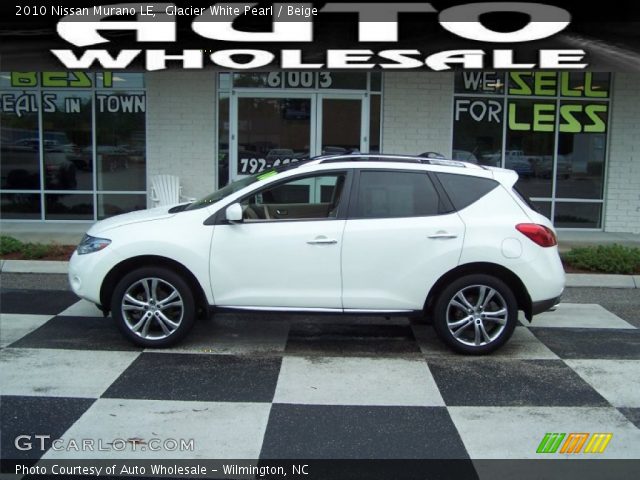 2010 Nissan Murano LE in Glacier White Pearl
