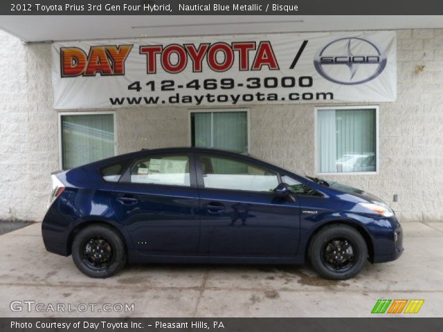 2012 Toyota Prius 3rd Gen Four Hybrid in Nautical Blue Metallic