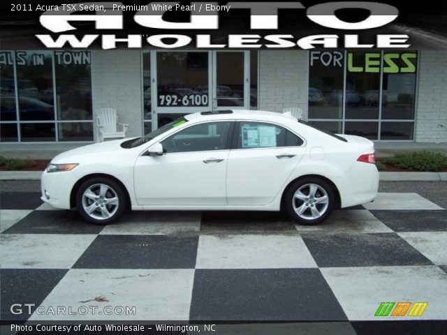 2011 Acura TSX Sedan in Premium White Pearl