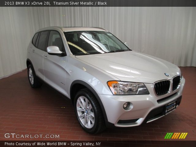 2013 BMW X3 xDrive 28i in Titanium Silver Metallic