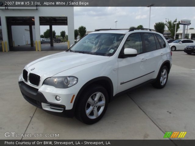 2007 BMW X5 3.0si in Alpine White