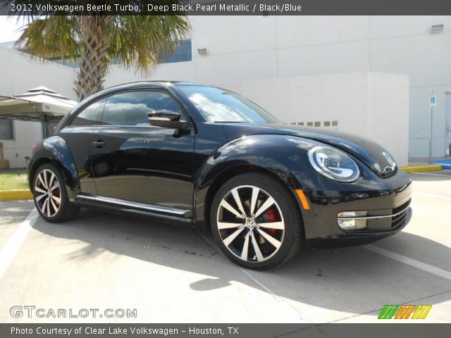 2012 Volkswagen Beetle Turbo in Deep Black Pearl Metallic