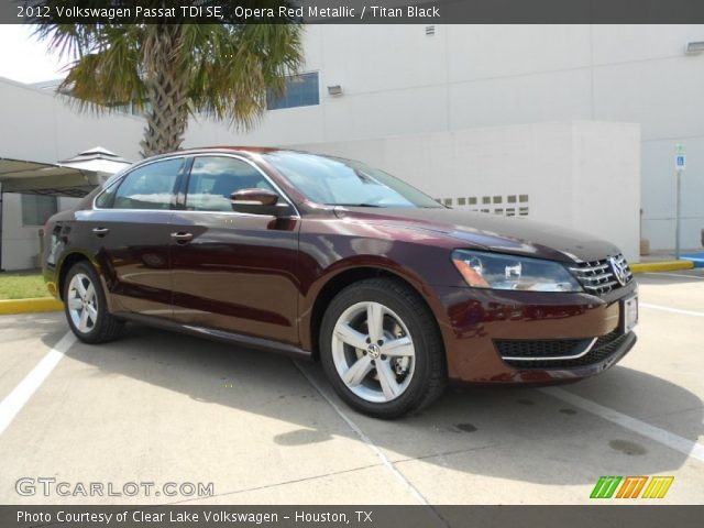 2012 Volkswagen Passat TDI SE in Opera Red Metallic