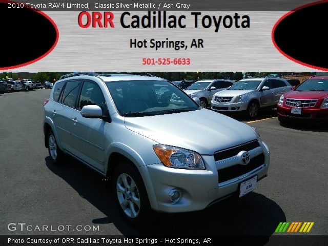 2010 Toyota RAV4 Limited in Classic Silver Metallic