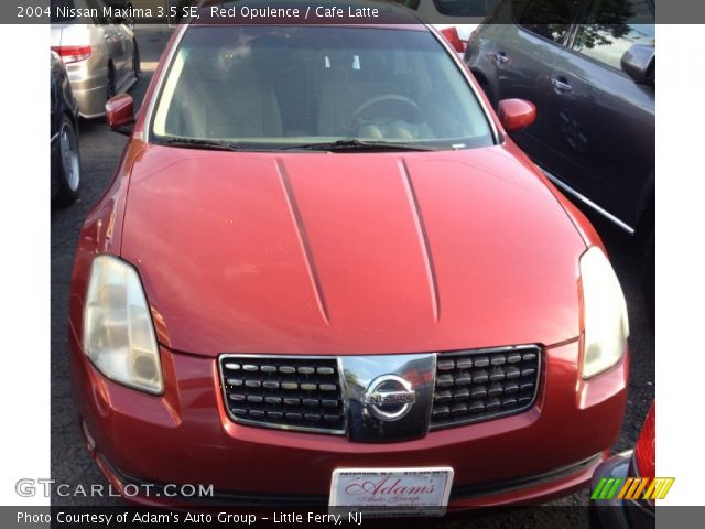 2004 Nissan Maxima 3.5 SE in Red Opulence