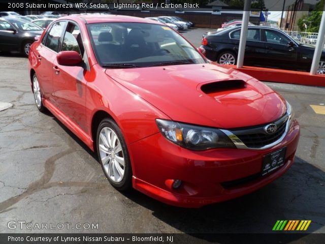 2008 Subaru Impreza WRX Sedan in Lightning Red