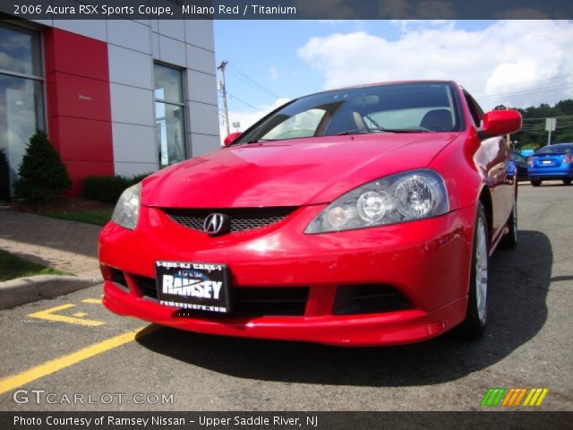 2006 Acura RSX Sports Coupe in Milano Red