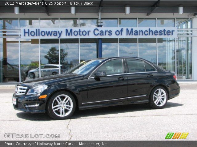 2012 Mercedes-Benz C 250 Sport in Black