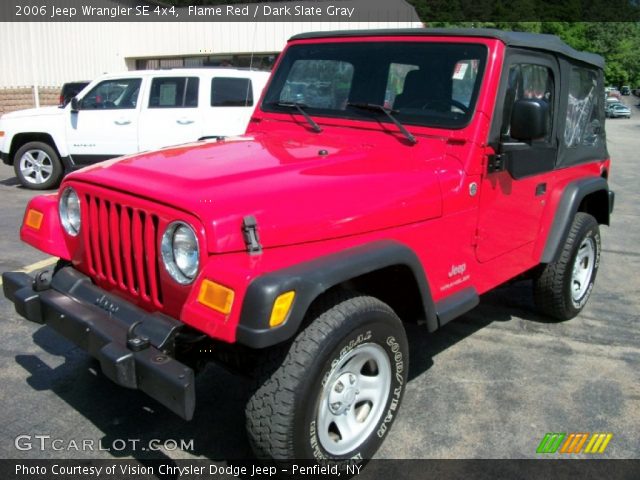 2006 Jeep Wrangler SE 4x4 in Flame Red