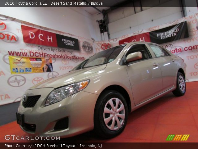 2010 Toyota Corolla LE in Desert Sand Metallic