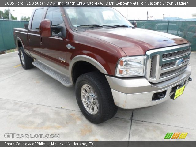 2005 Ford F250 Super Duty King Ranch Crew Cab 4x4 in Dark Copper Metallic