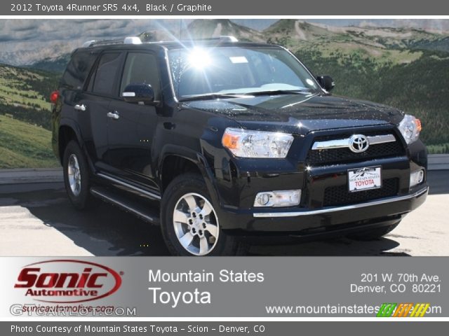 2012 Toyota 4Runner SR5 4x4 in Black
