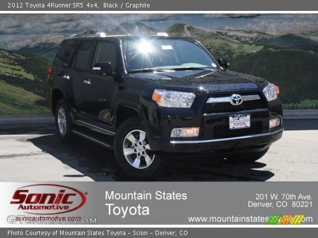 2012 Toyota 4Runner SR5 4x4 in Black