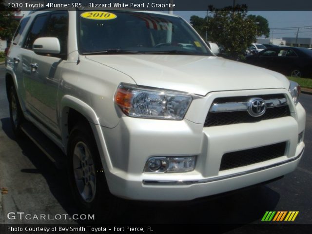 2010 Toyota 4Runner SR5 in Blizzard White Pearl