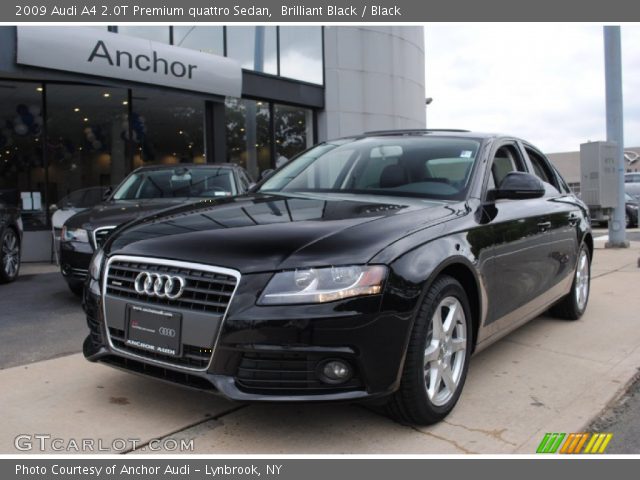 2009 Audi A4 2.0T Premium quattro Sedan in Brilliant Black