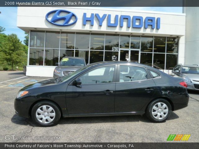 2008 Hyundai Elantra GLS Sedan in Black Pearl