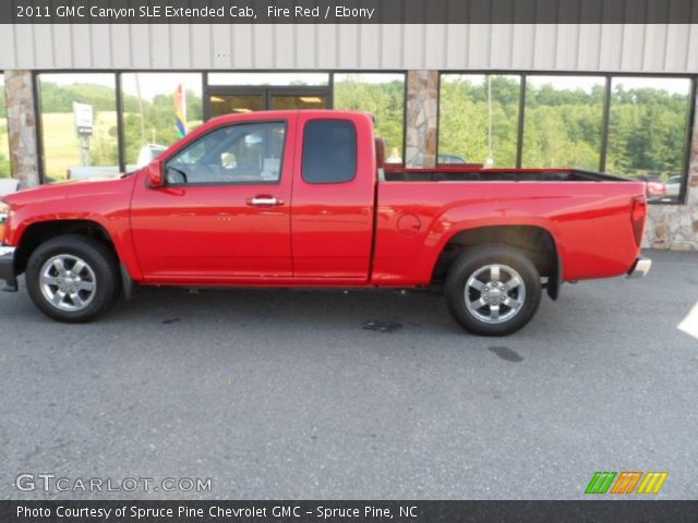 2011 GMC Canyon SLE Extended Cab in Fire Red