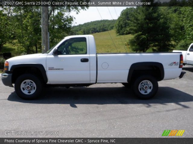 2007 GMC Sierra 2500HD Classic Regular Cab 4x4 in Summit White