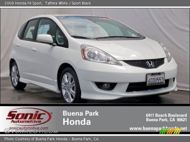 2009 Honda Fit Sport in Taffeta White