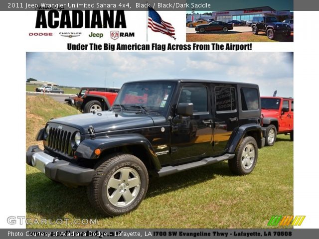 2011 Jeep Wrangler Unlimited Sahara 4x4 in Black
