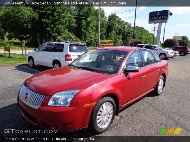 2009 Mercury Sable Sedan in Sangria Red Metallic