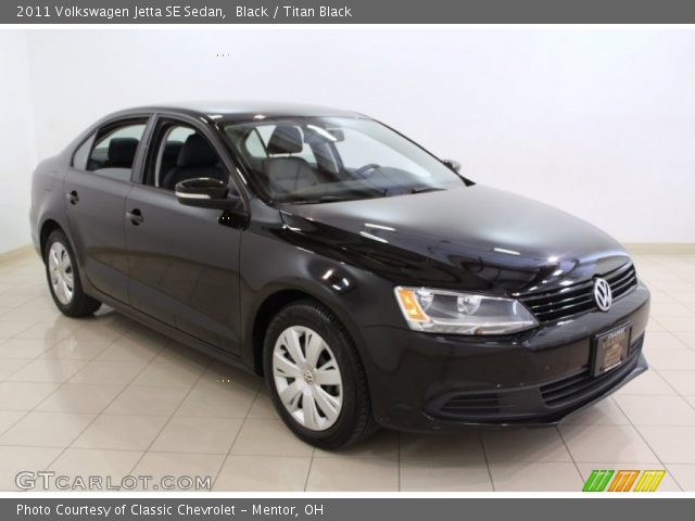 2011 Volkswagen Jetta SE Sedan in Black