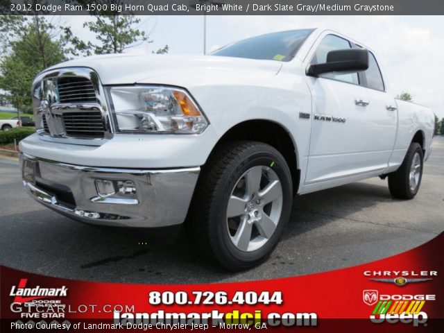 2012 Dodge Ram 1500 Big Horn Quad Cab in Bright White