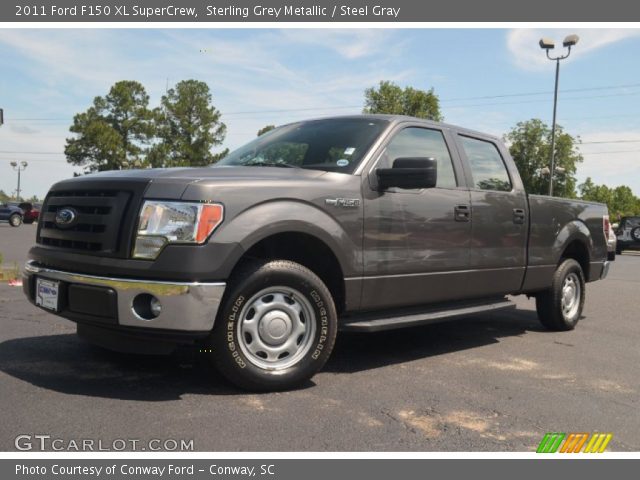 2011 Ford F150 XL SuperCrew in Sterling Grey Metallic
