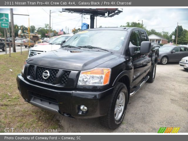 2011 Nissan Titan Pro-4X Crew Cab 4x4 in Galaxy Black