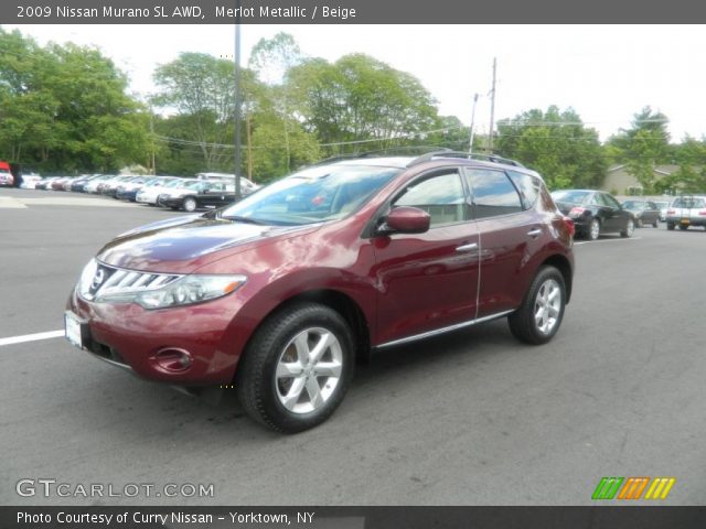 2009 Nissan Murano SL AWD in Merlot Metallic