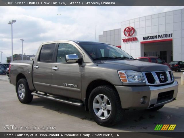 2006 Nissan Titan LE Crew Cab 4x4 in Granite