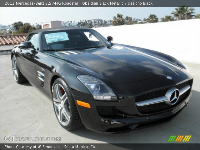 2012 Mercedes-Benz SLS AMG Roadster in Obsidian Black Metallic