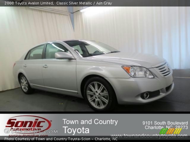 2008 Toyota Avalon Limited in Classic Silver Metallic