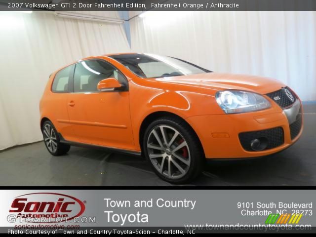 2007 Volkswagen GTI 2 Door Fahrenheit Edition in Fahrenheit Orange