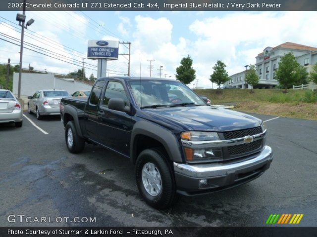 2007 Chevrolet Colorado LT Z71 Extended Cab 4x4 in Imperial Blue Metallic