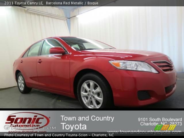 2011 Toyota Camry LE in Barcelona Red Metallic