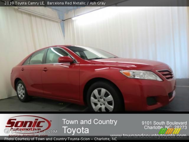 2010 Toyota Camry LE in Barcelona Red Metallic