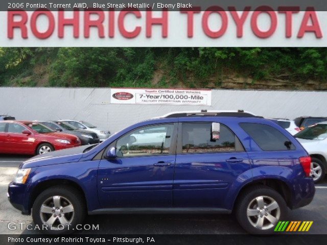 2006 Pontiac Torrent AWD in Blue Streak Metallic