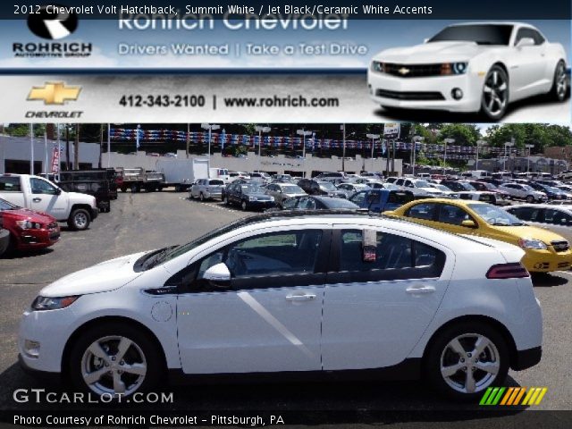 2012 Chevrolet Volt Hatchback in Summit White